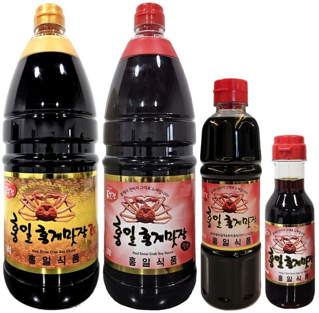 [홍일점] 홍게맛장1.8+골드1.8+맛장500+200미리 홍일식품, 2개, 1.8L
