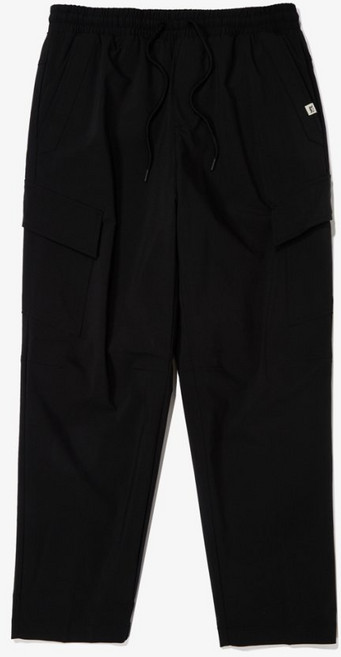 프로스펙스 공용 일자핏 27~36 사이즈 이월 일상생활 운동시 입기 좋은 허리 이밴드 우븐 스트레치 소재 활동성 봄 카고 9부 크롭바지 PW3MP23X122 블랙