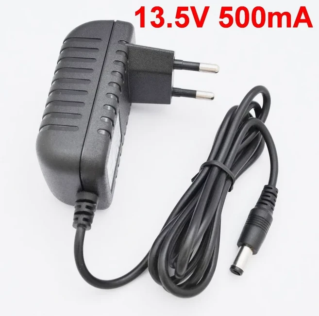 AC 100V-240V 컨버터 어댑터 전원 공급 장치 EU 플러그 5.5mm x 200mA 1 개, 01 EU, 03 13.5V 500mA