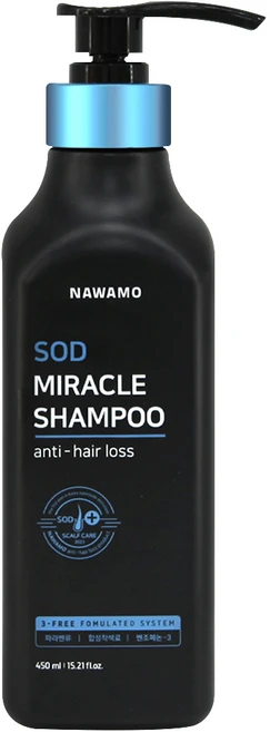 나와모 SOD(에스오디) 미라클샴푸, 1개, 450ml - 쿠팡