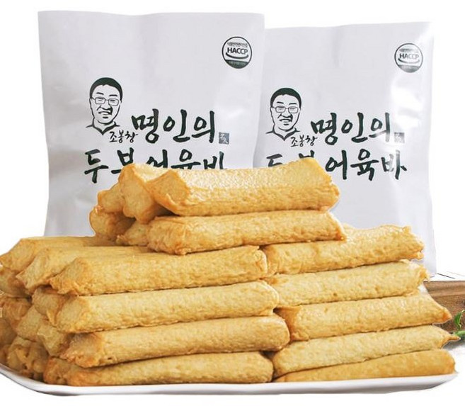 조봉창명인 수제 두부어육바 핫바 두부어묵바 수제어묵, 80개, 30g