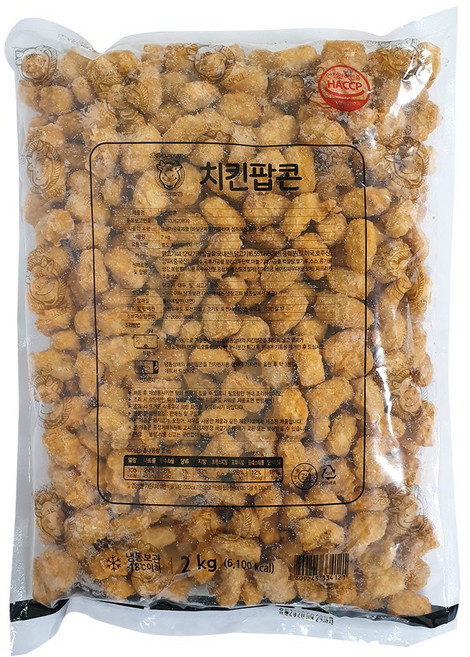 청우 치킨팝콘 치킨볼, 2kg, 1개