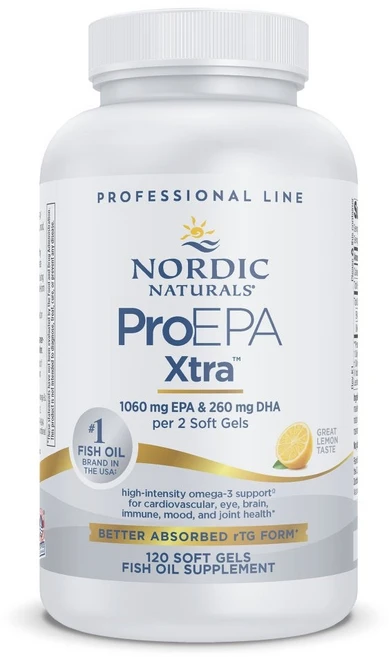노르딕내추럴스 프로 EPA 엑스트라 어유 추출 초고농축 EPA 오메가3 보충제 심장 기분 면역 지원, 1개, 120정 - 쿠팡