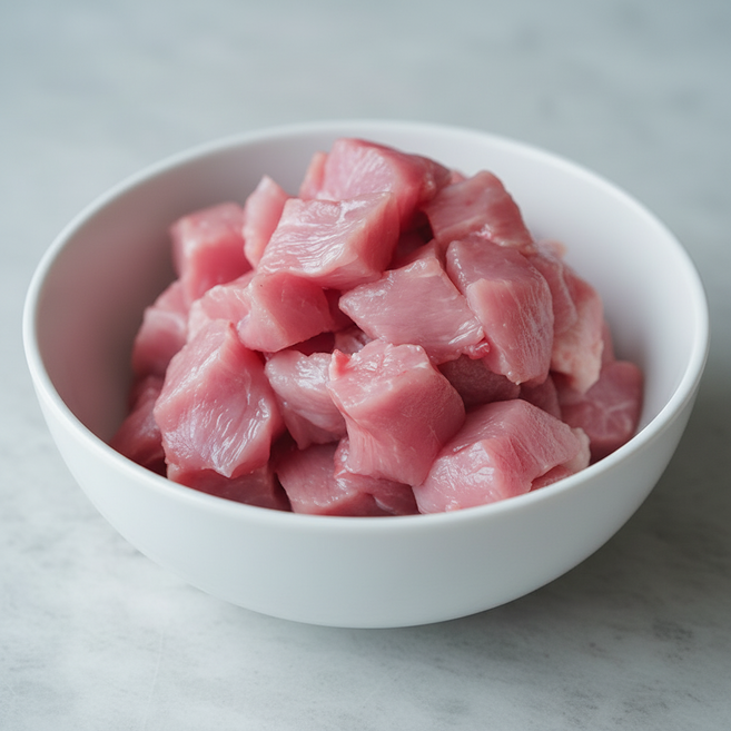 행복한돈 국내산 냉장 뒷다리살 (저지방) 500g, 1개, 뒷다리살 찌개용_저지방