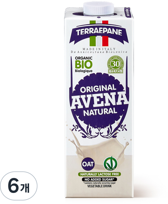 테라에판 유기농 오트 드링크, 1L, 12개