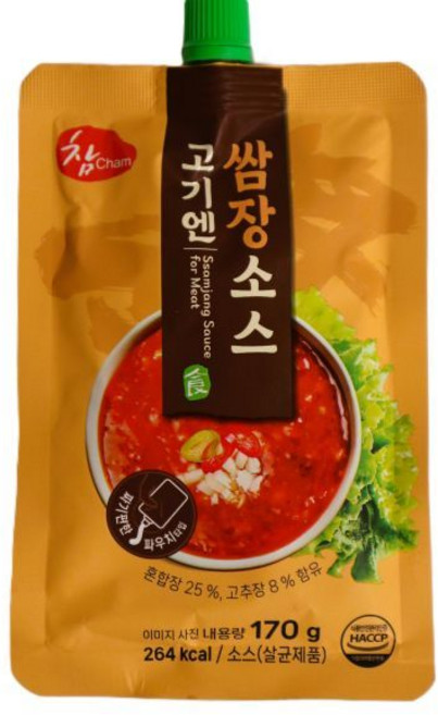 참 고기엔 쌈장소스, 1개, 170g