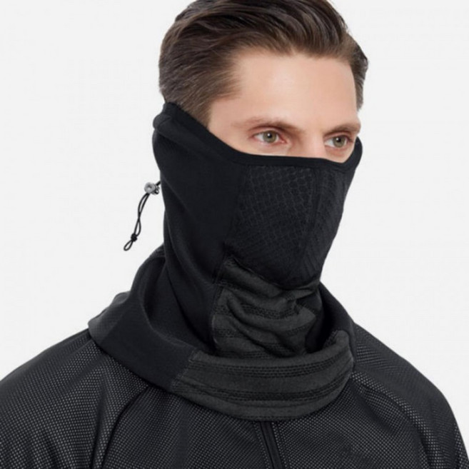 넥게이터 방한 목토시 워머 마스크 등산 자전거, 기본형 블랙