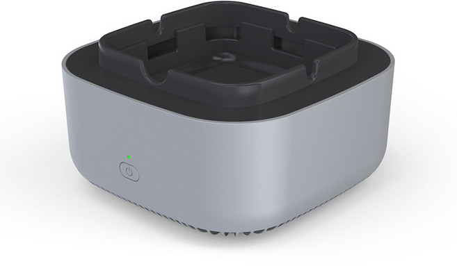 전자 스마트 재떨이 공기청정기 가정용 크리에이티브 개성 담배냄새 제거 신기증, 색깔4