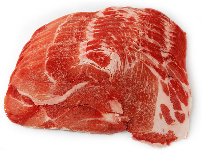 [대국맛짱] 제육고기 돼지 왕목살 목전지 슬라이스, 1kg, 1개