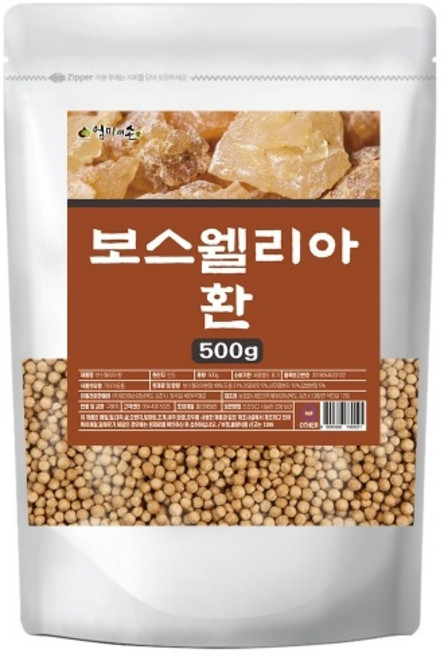 엄마애손 인도산 뉴 보스웰리아 환 500g, 1개