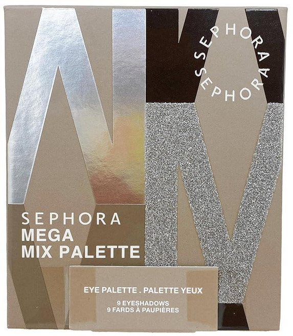 SEPHORA COLLECTION Mega Mix 아이섀도우 팔레트 - Fearless Cool Nude (0.27온스), SEPHORA COLLECTION Mega Mix 아이