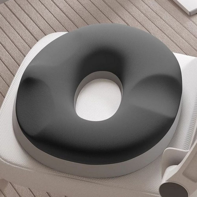 세이브데이 임산부 꼬리뼈 치질 메모리폼 도넛방석, 그레이, 1개