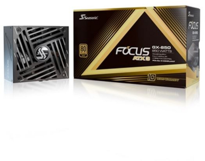 [시소닉] NEW FOCUS V4 GOLD 풀모듈러 ATX3.1 GX-850 [850W/블랙], 블랙