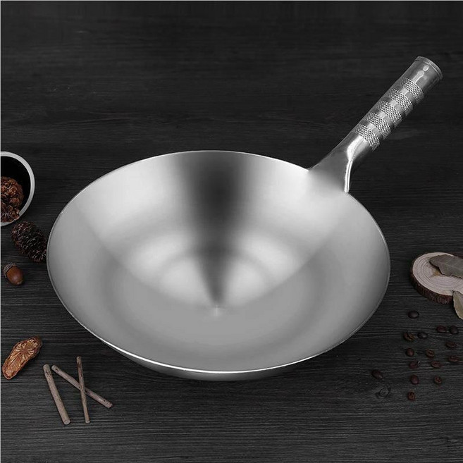 중식 웍 중국집 요리 업소용 손잡이 304 스텐 32cm 팬 중화 볶음 무코팅, 1. 32cm, 1개, 1cm