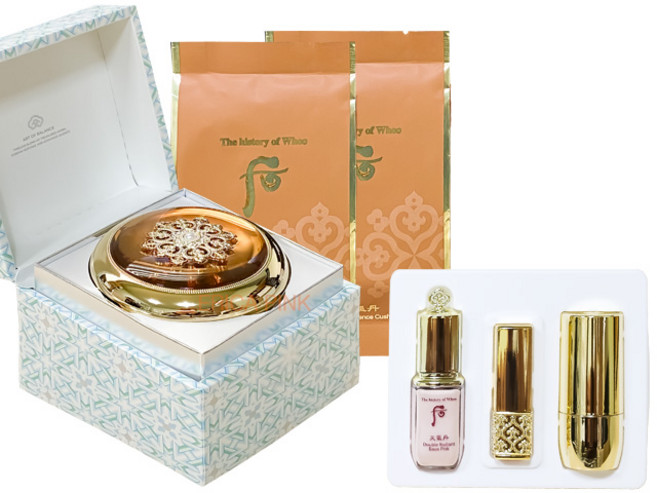 더후 천기단 화현 에센스 쿠션 기획(본품+리필2개) + 메이크업 기프트세트, 21호, 1개