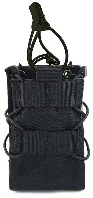 전술 MOLLE 더블 탄창 파우치 AK47 AK74 AR10 AR15/M4 5.56 소총 및 권총용 사냥 조끼 액세서리 내구성 있는 홀더