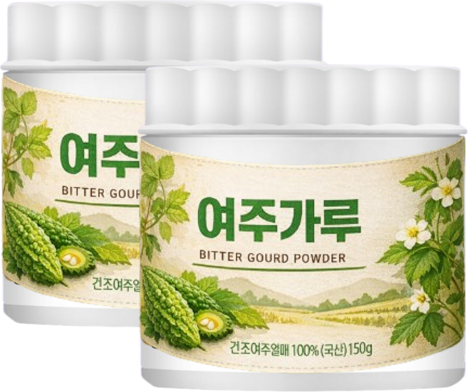국산 100% 여주 분말 여주가루, 5개, 150g