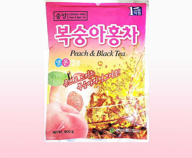 중앙 복숭아홍차, 900g, 1개, 1개입