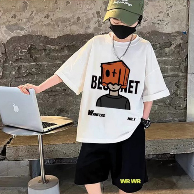 윤블리 오버핏 캐주얼 상하복세트 [6191]