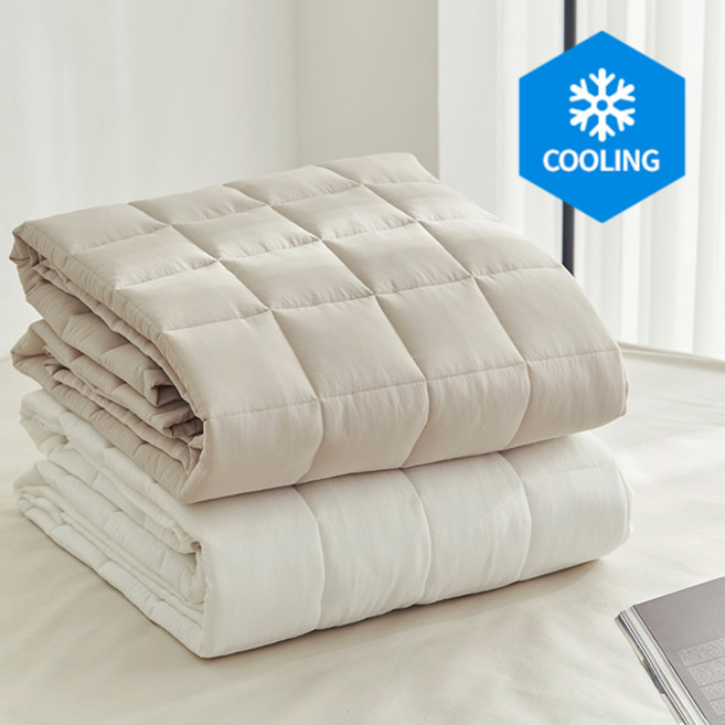 프리미엄 아이스냉감 호텔텐셀 항균 패드, 화이트