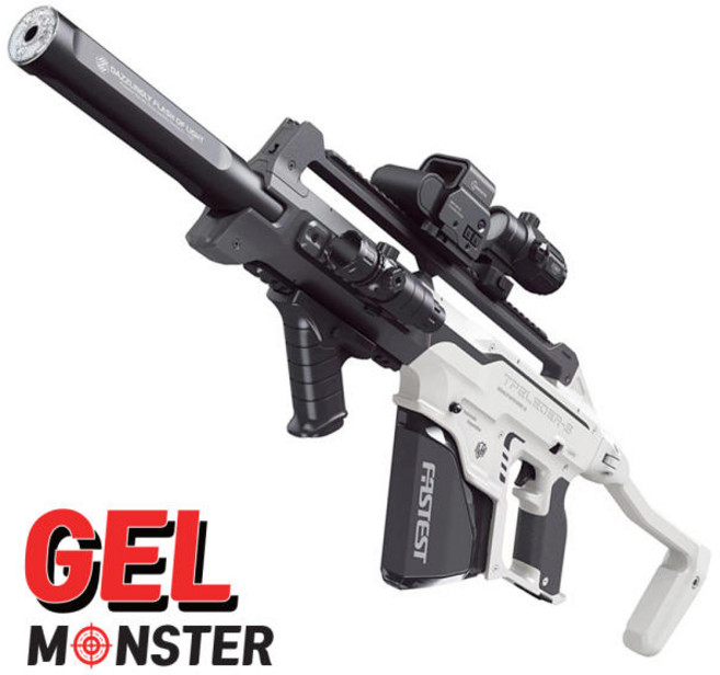 (선물완구) 프랜디 젤몬스터 전동건 MK-7 서바이벌 수정탄 비비탄총 장난감총, 1개