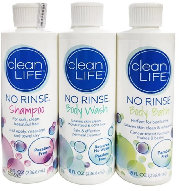 노린스 샴푸 바디워시 바디바스 물없이 목욕 간병용품, 2개, 워시, 236.6ml - 쿠팡