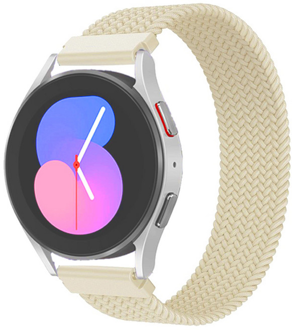 티엑스엘엑스 갤럭시워치 솔로루프 스트랩 밴드, 아이보리, 1개