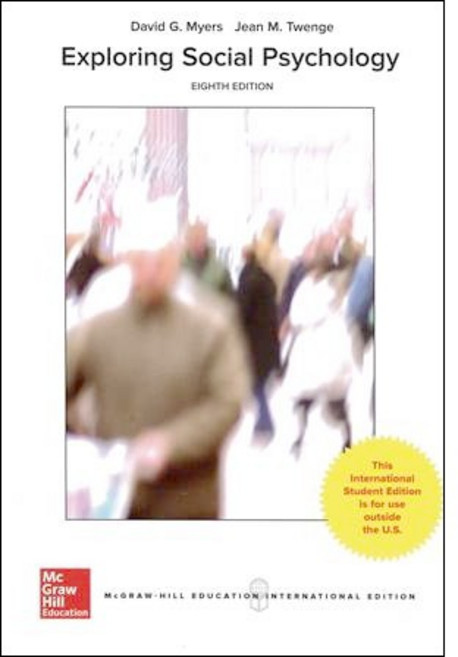 EXPLORING SOCIAL PSYCHOLOGY 8/E 2017 9781259922107, 1個