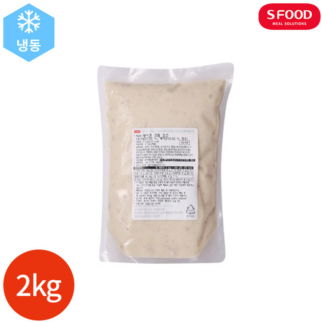 에스푸드 베이컨 크림 소스, 1개, 2kg