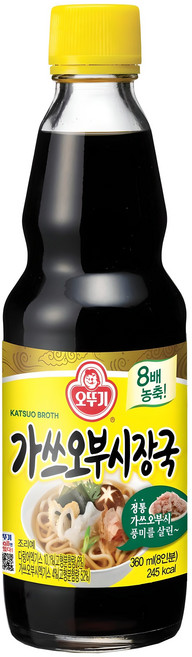 오뚜기 가쓰오부시장국, 360ml, 1개