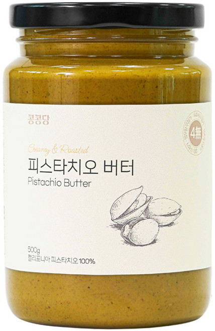 콩콩당 피스타치오 버터 (피스타치오 페이스트), 500g, 1개