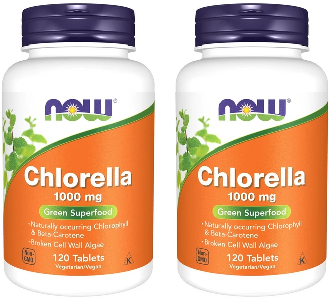 나우푸드 클로렐라 1000mg 타블렛, 120정, 2개 - 쿠팡