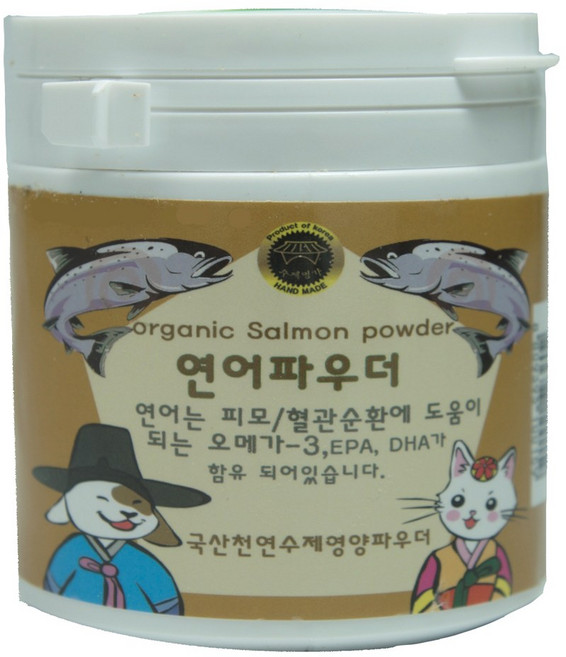 연어파우더 100g 피모 오메가3 피부 모질, 2개