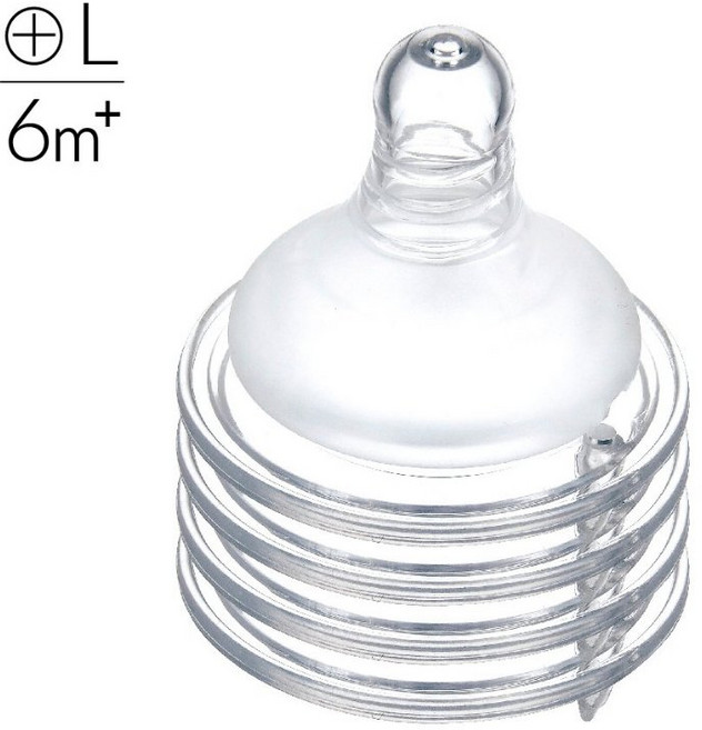 小獅王辛巴 超柔防脹氣寬口奶嘴 L號 6個月以上, 1個, 十字SW6333-L號