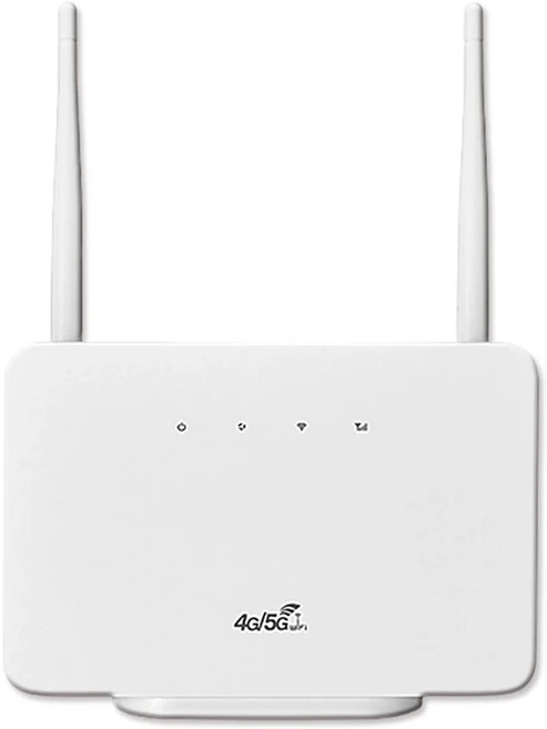 EUPlug 4G 무선 WiFi 라우터 300Mbps LTE CPE 모뎀 RJ45 LAN Sim 카드 슬롯이있는 외부 안테나 핫스팟, 01 EU, 01 하얀색