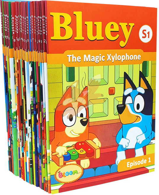 [여우별밤] Bluey 블루이 26권 세트 애니메이션 대본 영어원서 음원제공
