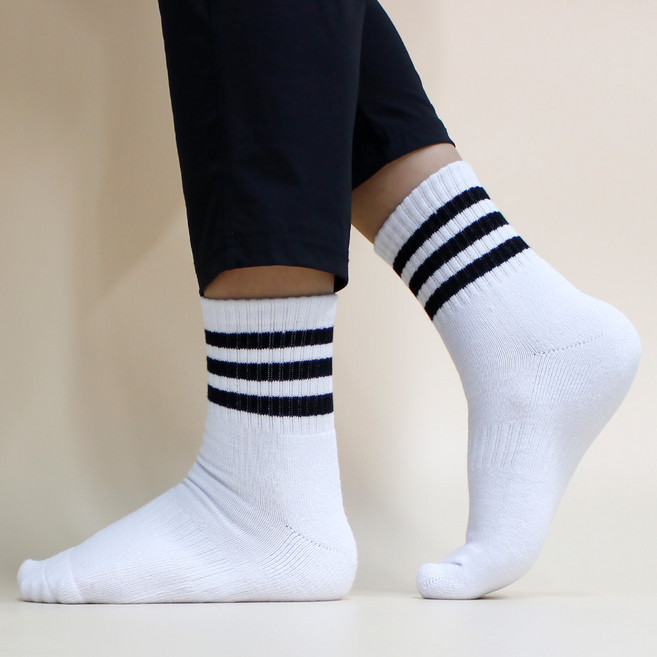 러닝 삼선 이중쿠션양말 5켤레 발바닥 두꺼운 양말 땀흡수 스포츠