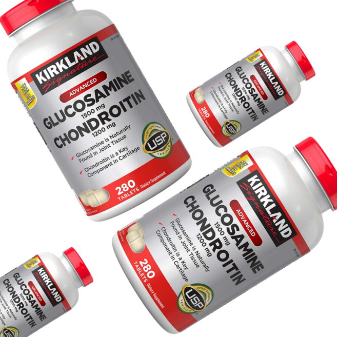 커클랜드 시그니처 어드밴스드 글루코사민 콘드로이친, 280정, 4개