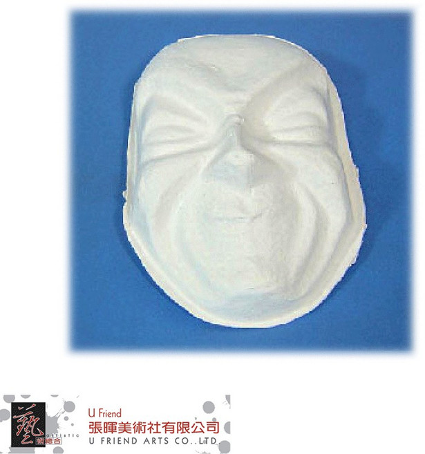 U Friend 彩繪紙漿面具 鬼臉, 1個