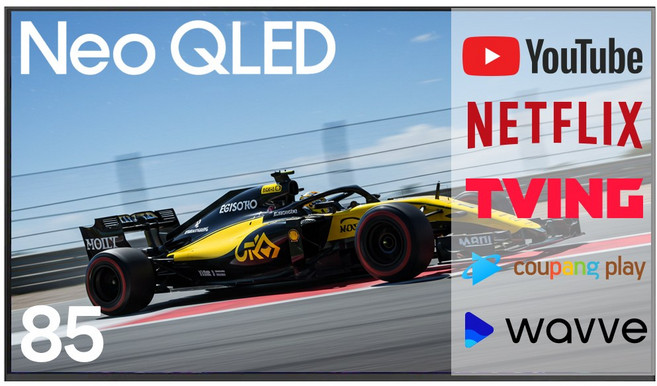 삼성전자 4K UHD NEO QLED 스마트 TV 85인치 유튜브 넷플릭스 85QN90, 방문설치, 벽걸이형, 85인치(215cm)