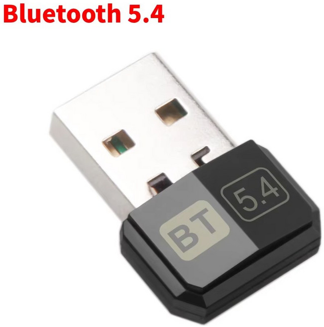 USB 무선형 어댑터 동글 PC 윈도우 11 10 1용 키보드 마우스용 수신기 송신기, Bluetooth 5.4