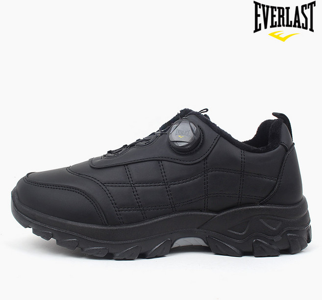 [고급인솔증정] 에버라스트 E레더스 남성 다이얼 방한 운동화 털 기모 안감 논슬립 미끄럼 방지 따뜻한 발편한 겨울 신발