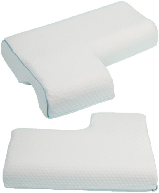 DN 커플 메모리폼 베개 2인용 연인 신혼 임산부 오른팔 분리세탁 헥사곤, 1개