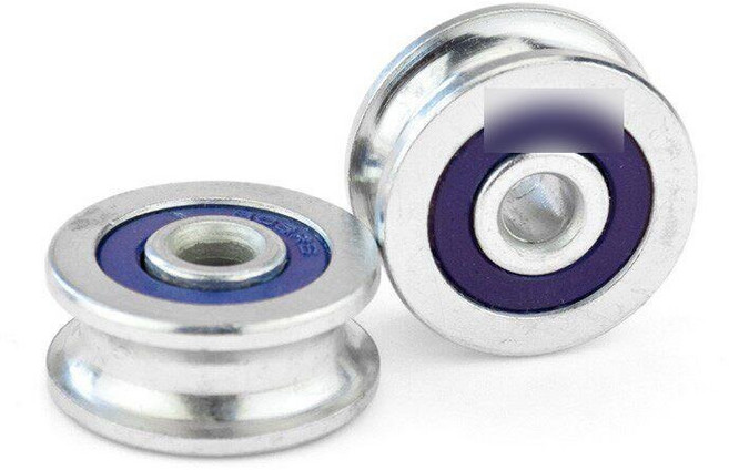 금속 U형 와이어 로프 풀리 베어링 도르래 소형 스테인리스/강철 휠 1_맞춤제작가능, 1개