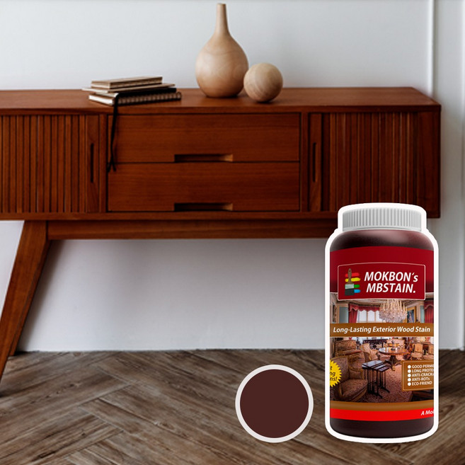 엠비스테인 오일스테인 우드스테인 목재용 페인트 1L, 1개, 호두나무