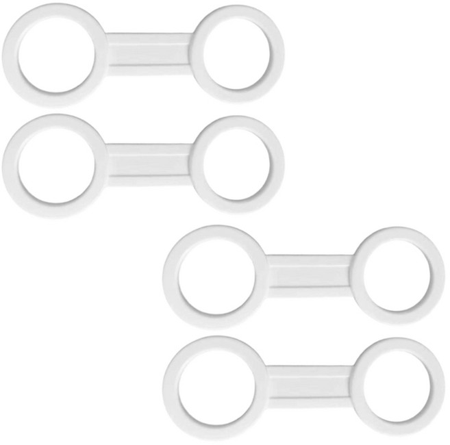 실리콘 스노클 마스크 스트랩 키퍼 다이빙 튜브 홀더 클립 내구성, 4PCS