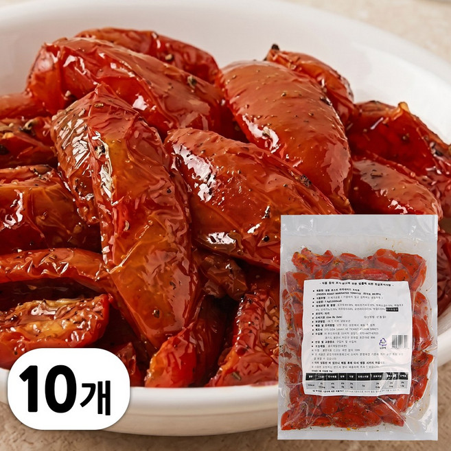 굽맨 로스트 마리네이드 토마토 10kg (1kg x 10봉), 10개, 1kg