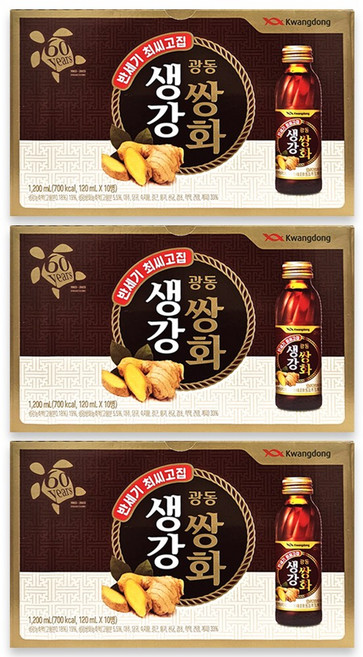 동화약품 부채표 가을생강쌍화, 30개, 30개, 120ml, 30개입
