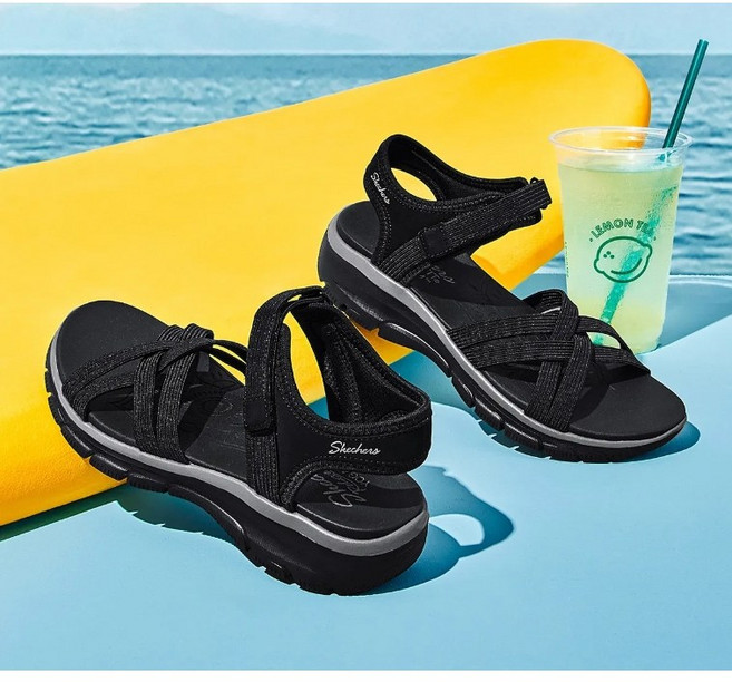 [S]스케쳐스 여성용 Skechers 24년여름 초경량 스포츠 샌들 비치샌들(사은품증정)