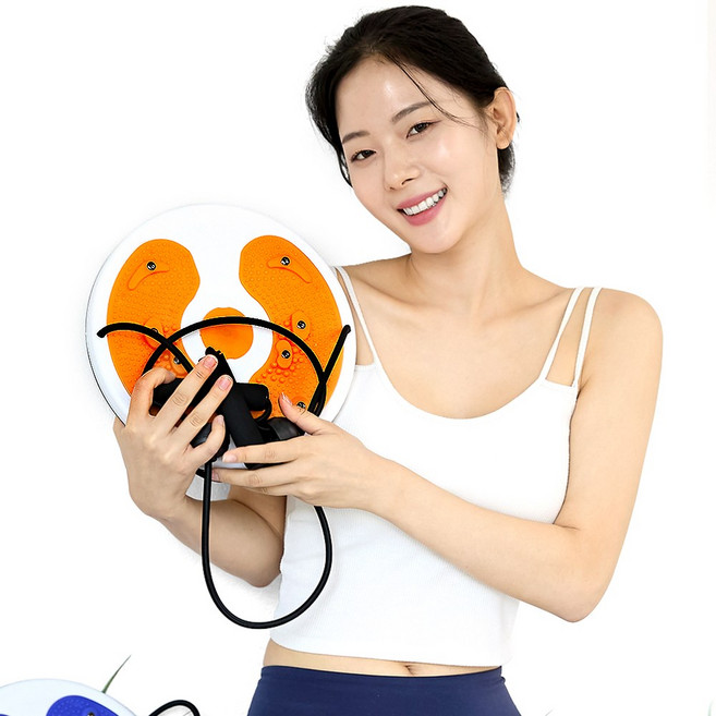 SNS화제 땀뻘뻘 실내유산소 트위스트 운동기구, 1개, 오렌지